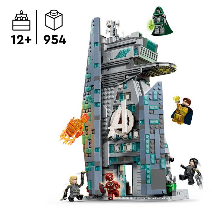 LEGO | Marvel 76352 Avengers: Doomsday—The New Avengers Tower - Model Kit for Ages 12 and Up