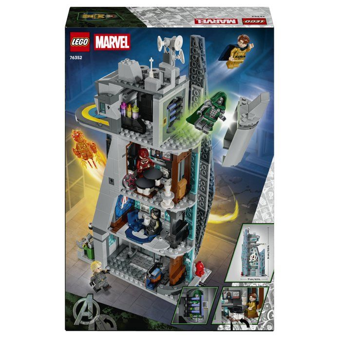 LEGO | Marvel 76352 Avengers: Doomsday—The New Avengers Tower - Model Kit for Ages 12 and Up
