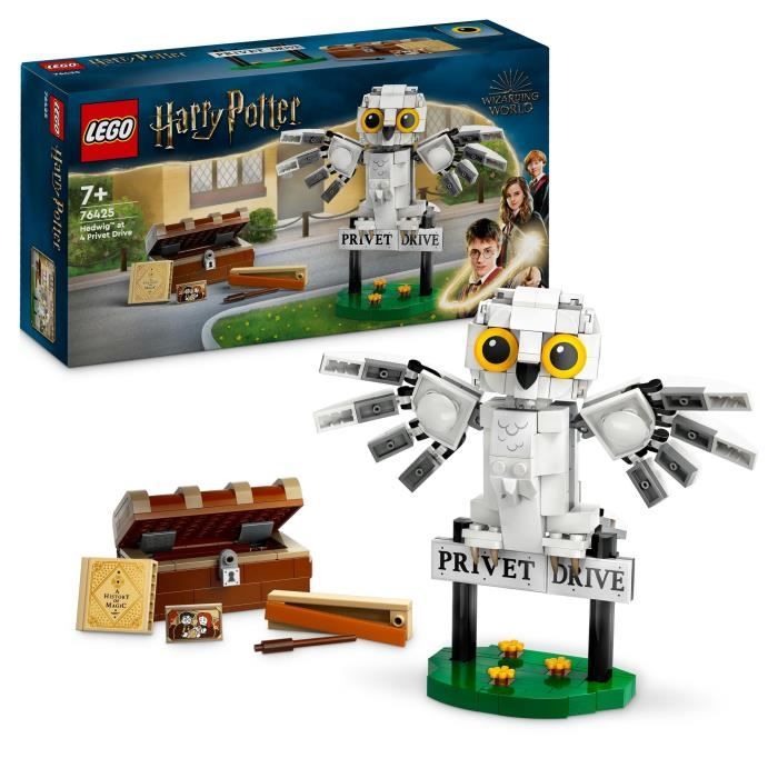 LEGO Harry Potter 76425 Hedwig at 4 Privet Drive, Building Toy for Children