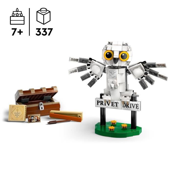 LEGO Harry Potter 76425 Hedwig at 4 Privet Drive, Building Toy for Children