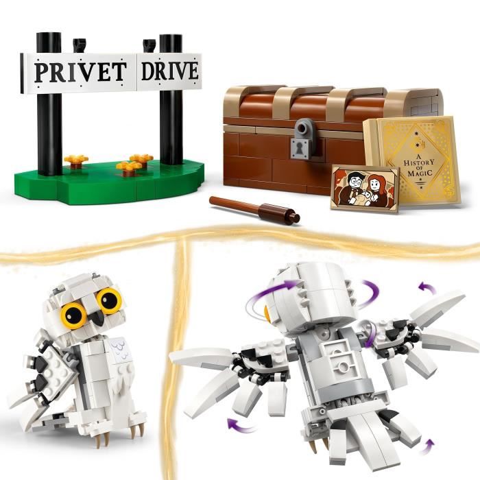 LEGO Harry Potter 76425 Hedwig at 4 Privet Drive, Building Toy for Children