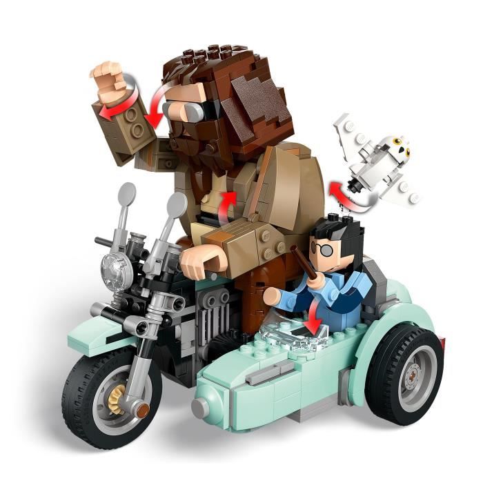 LEGO Harry Potter 76443 Hagrid and Harry's Motorbike Ride - Building Game Ages 9