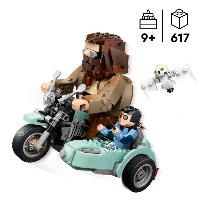 LEGO Harry Potter 76443 Hagrid and Harry's Motorbike Ride - Building Game Ages 9