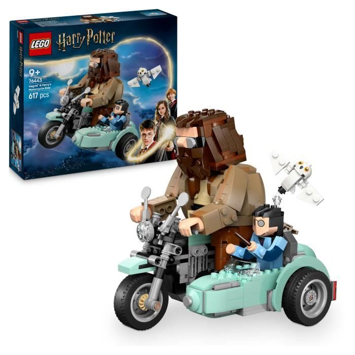 LEGO Harry Potter 76443 Hagrid and Harry's Motorbike Ride - Building Game Ages 9