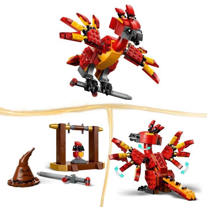 LEGO Harry Potter 76448 Fumseck : Le Phénix de Dumbledore - Jouet  Des 8 Ans