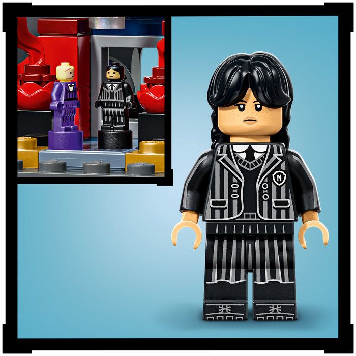 LEGO Wednesday 76788 Nevermore Academy - School Model with 3 Minifigures - Building Set for Ages 10 and Up - Model - Gift