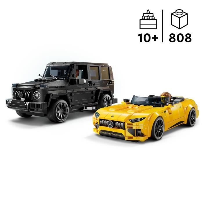 LEGO Speed Champions 76924 Mercedes-AMG G 63 and Mercedes-AMG SL 63, buildable cars