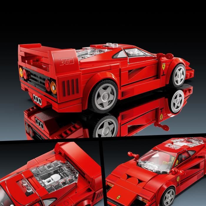 LEGO Speed Champions 76934 Ferrari F40 Supercar - Toy Vehicle for Boys and Girls