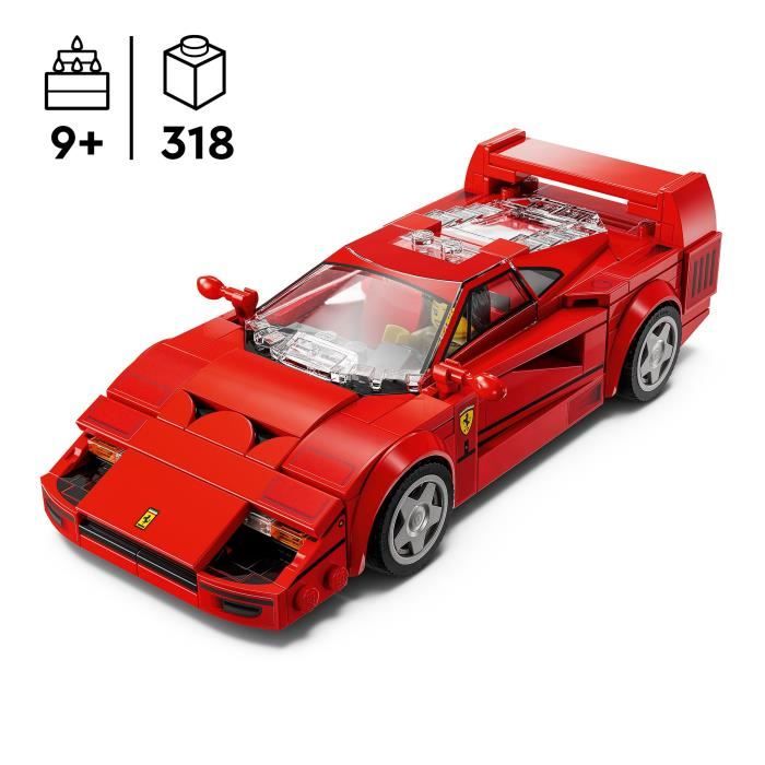 LEGO Speed Champions 76934 Ferrari F40 Supercar - Toy Vehicle for Boys and Girls