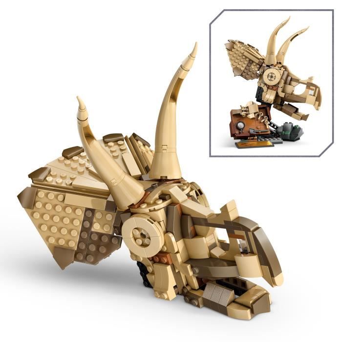LEGO Jurassic World 76969 Dinosaur Fossils: Triceratops Skull - Game for 9 year olds