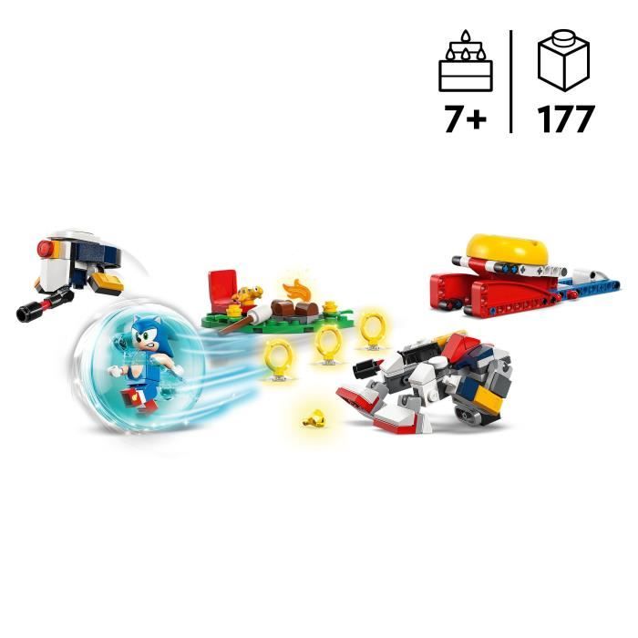 LEGO Sonic the Hedgehog 77001 Sonic's Campfire Conflict Toy for Kids Ages 7 and Up