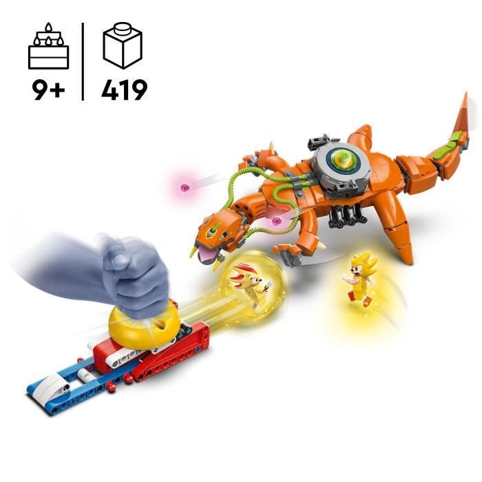 LEGO Sonic the Hedgehog 77003 Super Shadow vs. Biolizard Gift for Gamers Age 9