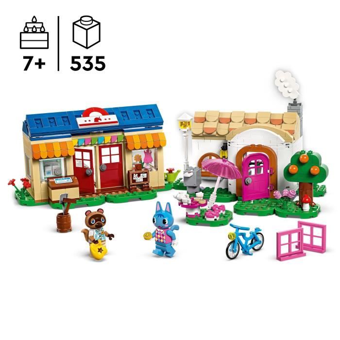 LEGO Animal Crossing 77050 Nook's Shop & Rosie's House Creative Building Set