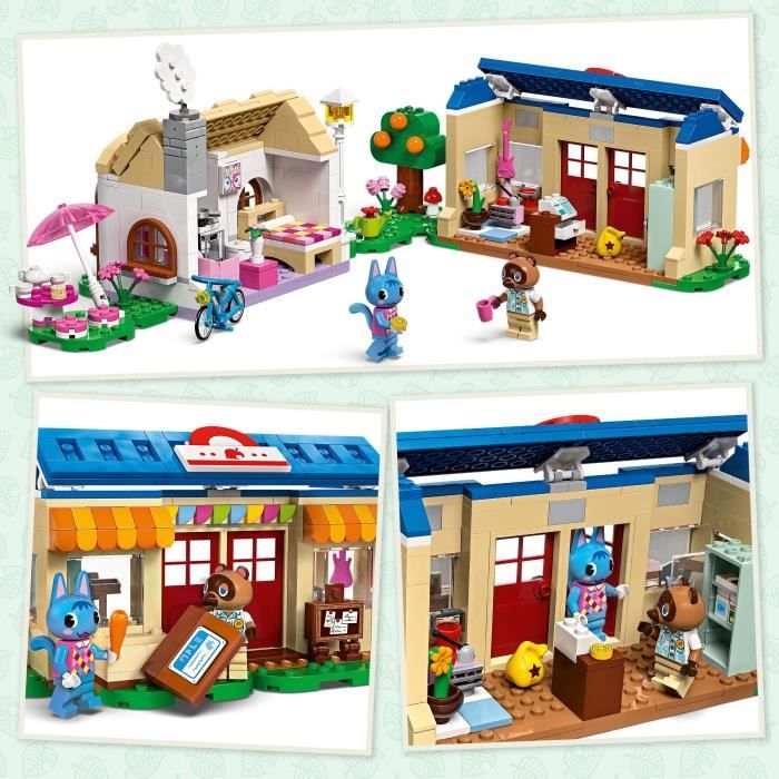 LEGO Animal Crossing 77050 Nook's Shop & Rosie's House Creative Building Set