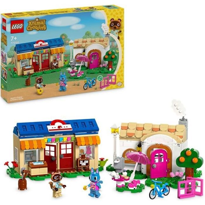 LEGO Animal Crossing 77050 Nook's Shop & Rosie's House Creative Building Set