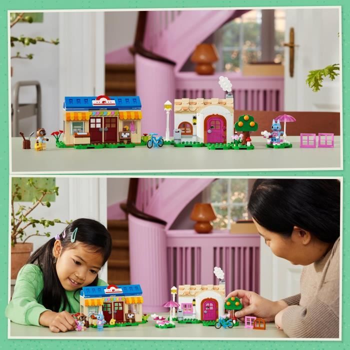 LEGO Animal Crossing 77050 Nook's Shop & Rosie's House Creative Building Set