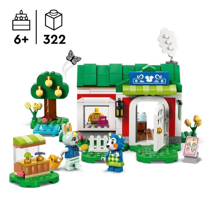 LEGO Animal Crossing 77055 Fairy Fingers Sisters' Clothing Shop - Toy for 6 year olds