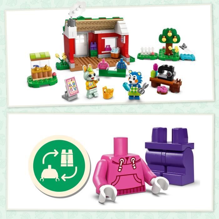 LEGO Animal Crossing 77055 Fairy Fingers Sisters' Clothing Shop - Toy for 6 year olds
