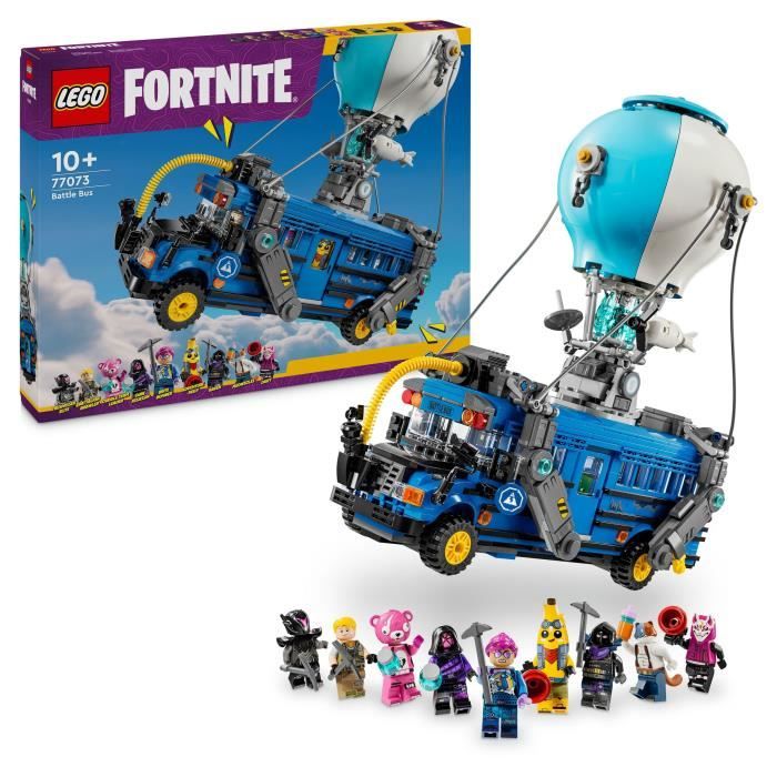 LEGO Fortnite 77073 Battle Bus  Collectors Building Set Inspired by the Video Game
