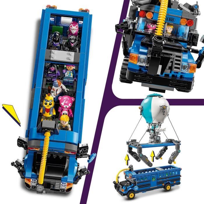 LEGO Fortnite 77073 Battle Bus  Collectors Building Set Inspired by the Video Game