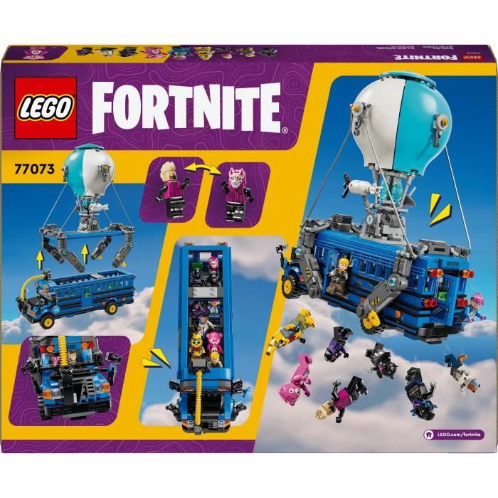 LEGO Fortnite 77073 Battle Bus  Collectors Building Set Inspired by the Video Game