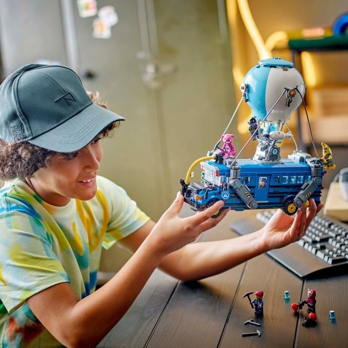 LEGO Fortnite 77073 Battle Bus  Collectors Building Set Inspired by the Video Game