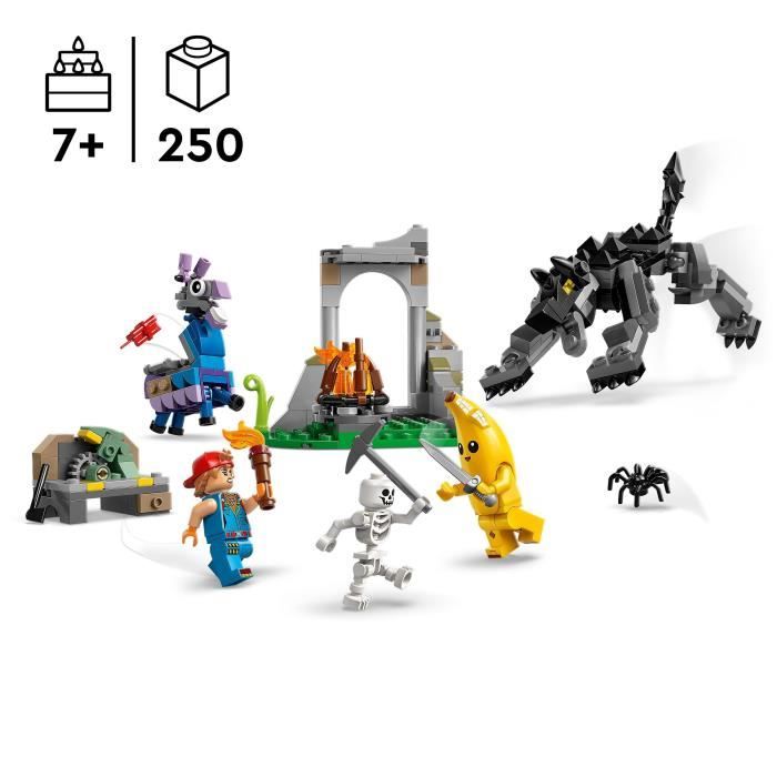 LEGO Fortnite 77075 Banana Camp and Mechanic - Building Set for Boys 7 Years Old