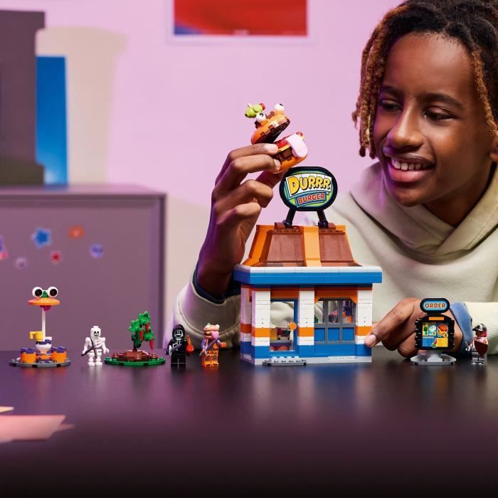 LEGO Fortnite 77076 Durrr Burger Restaurant - Building Set for Boys Ages 10