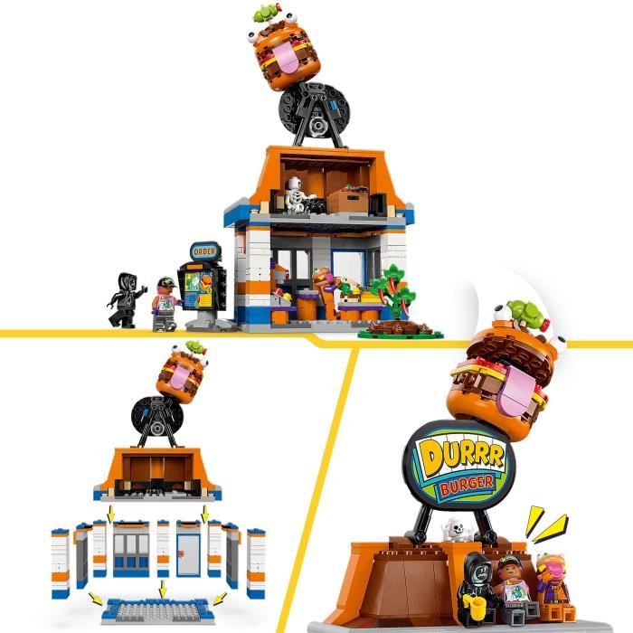 LEGO Fortnite 77076 Durrr Burger Restaurant - Building Set for Boys Ages 10
