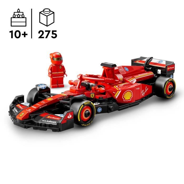 LEGO Speed Champions 77242 Ferrari SF-24 F1 Car - Building Set for Ages 10 and Up