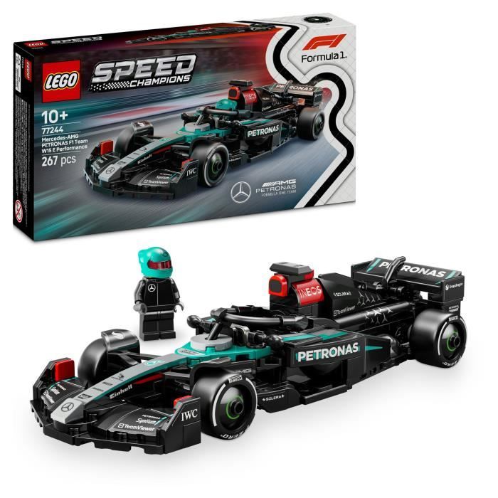 LEGO Speed Champions 77244 Mercedes-AMG W15 F1 Car - 10 Years Building Set