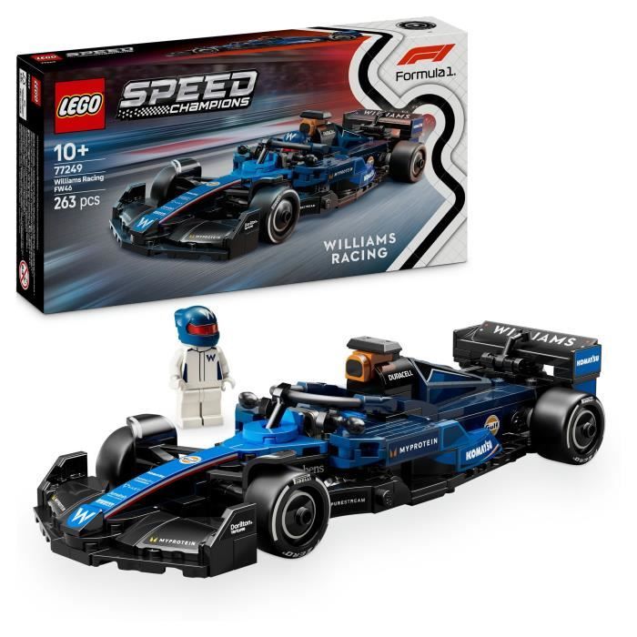 LEGO Speed Champions 77249 Williams Racing FW46 F1 Car 10 Years Building Set