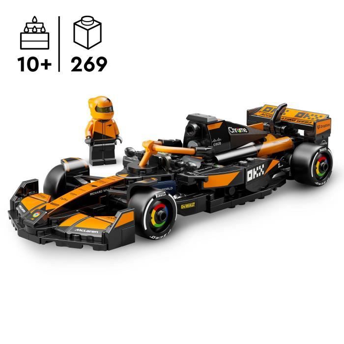 LEGO Speed Champions 77251 McLaren Team MCL38 F1 Car - 10 Years Old Building Set