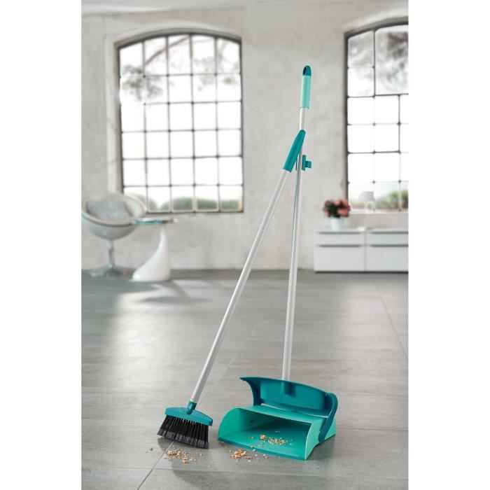 LEIFHEIT 41405 Set Sweeper with handle & shovel with lid