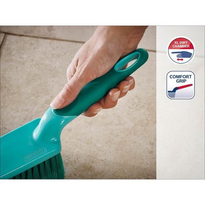 LEIFHEIT 41410 Set Excavator and Broom - Ergonomic handle with soft cover