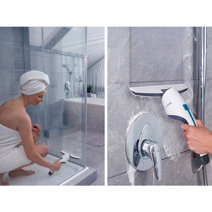 Leifheit 51035 - Vitrian vacuum cleaner and Nemo bathroom - 60ml tank - 45min autonomy - IPX7 - Ergonomic design and fine