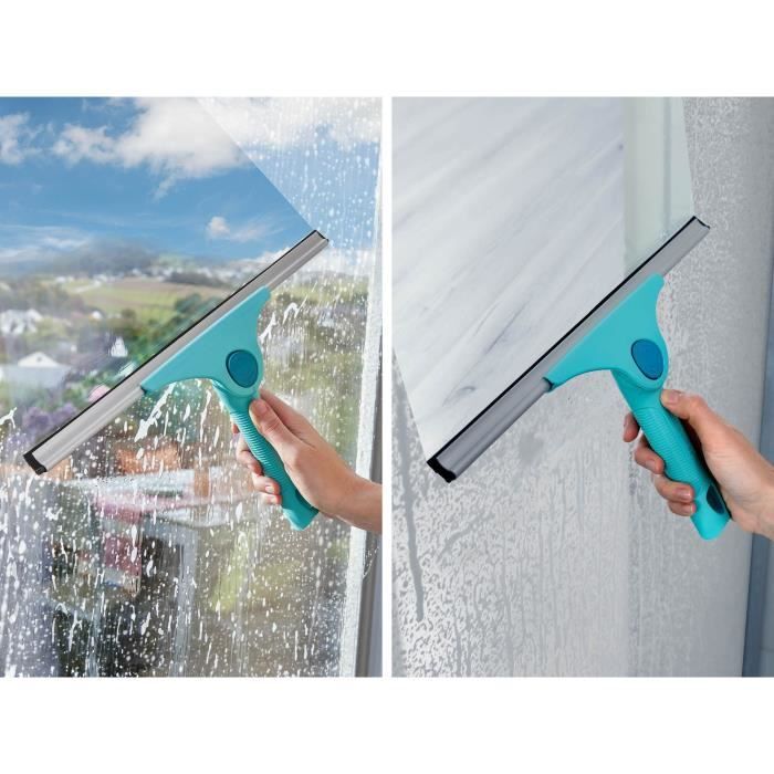 Telescopic handle 130 to 400 cm Leifheit 41523, extendable handle compatible with Leifheit Click-System cleaning devices