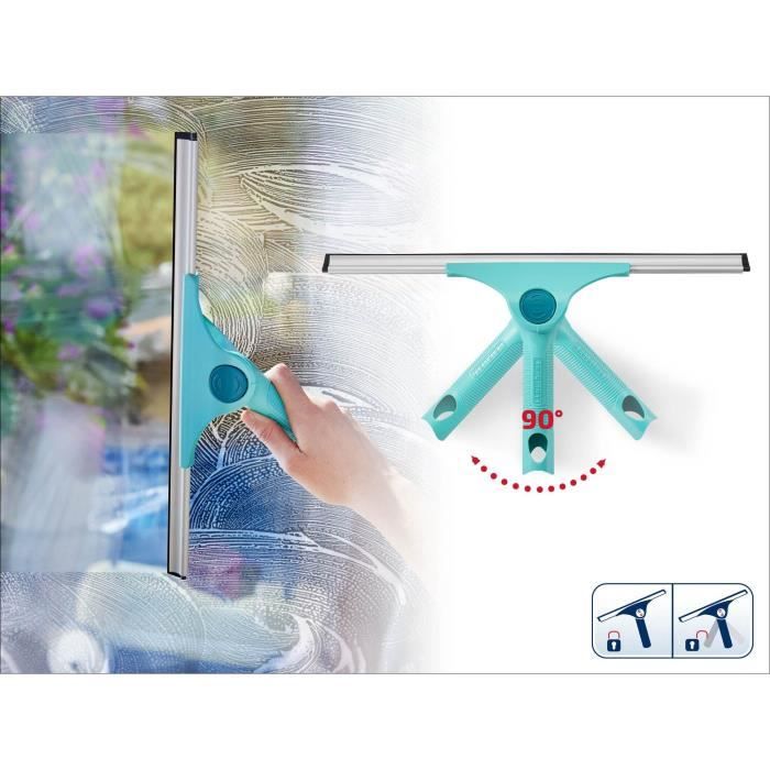 Telescopic handle 130 to 400 cm Leifheit 41523, extendable handle compatible with Leifheit Click-System cleaning devices