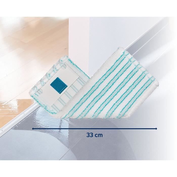 LEIFHEIT Clean Twist M Ergo micro duo 52123 Spare microfiber cover for flat mop, cleans gently and absorbs