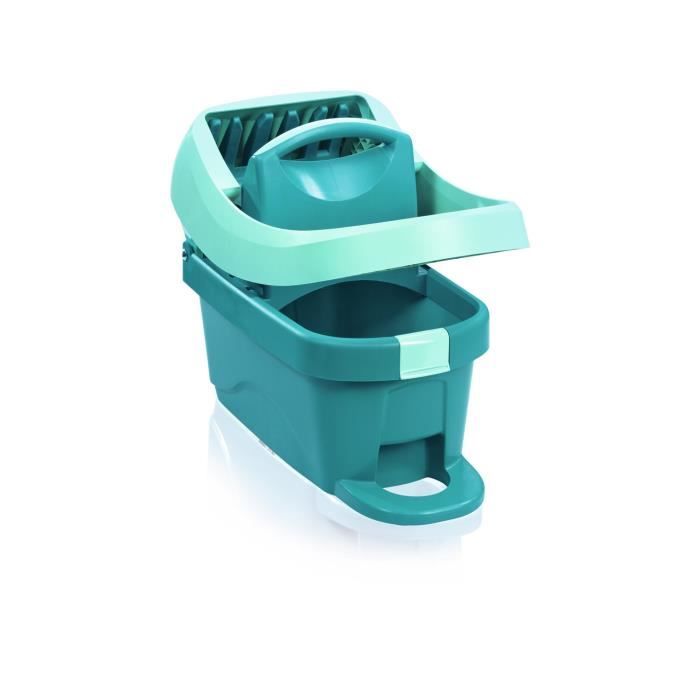 LEIFHEIT Bucket Essore-cover with wheels Profi - With carrying handle Spin by simply pressing the foot