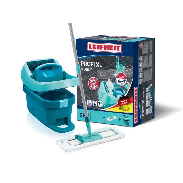LEIFHEIT PROFI set with Profi castors - With duo micro cover - 42 cm cleaning width