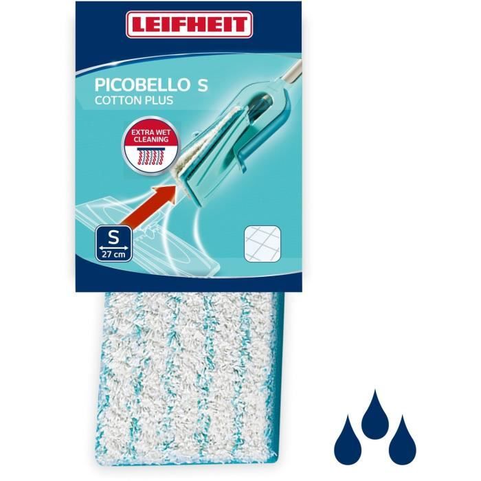 Floor mop sponge - LEIFHEIT - Picobello cotton plus S - 56611 - Tiles and stone floors, 27 cm mop