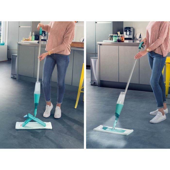 LEIFHEIT Easy Spray XL 56690 - Comfort spray broom with spray tank on the handle