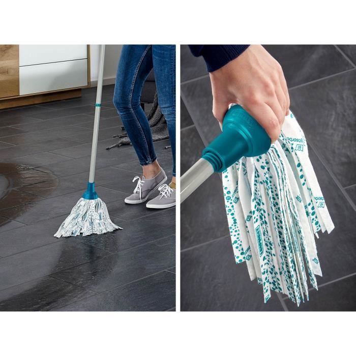 LEIFHEIT Floor cleaning set Classic Mop 56792 Leifheit cleaning set viscose mop very absorbent bucket basket