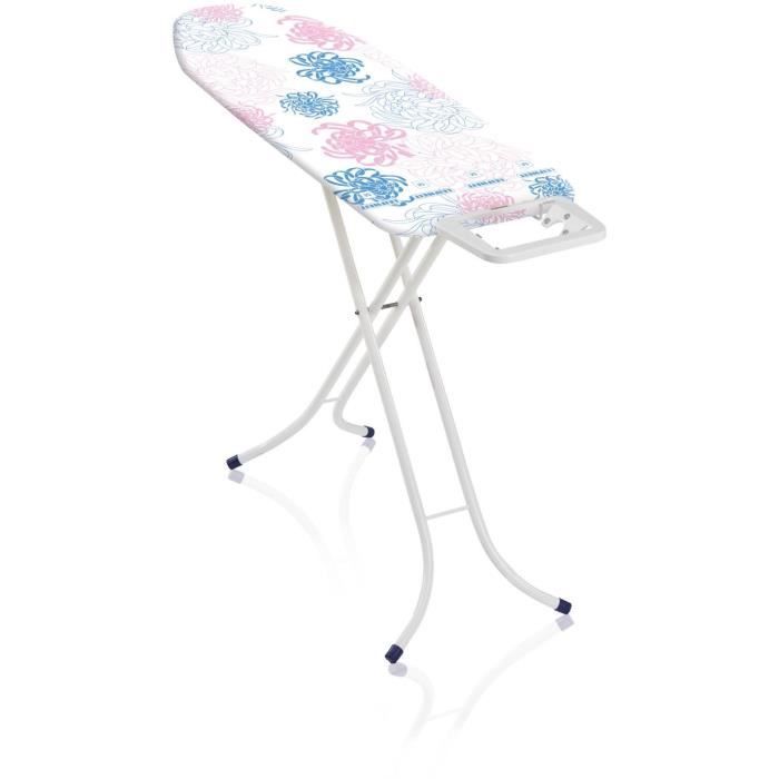 LEIFHEIT 72577 Classic M Basic ironing board, ironing board 120x38 cm, height adjustable with fixed iron rest
