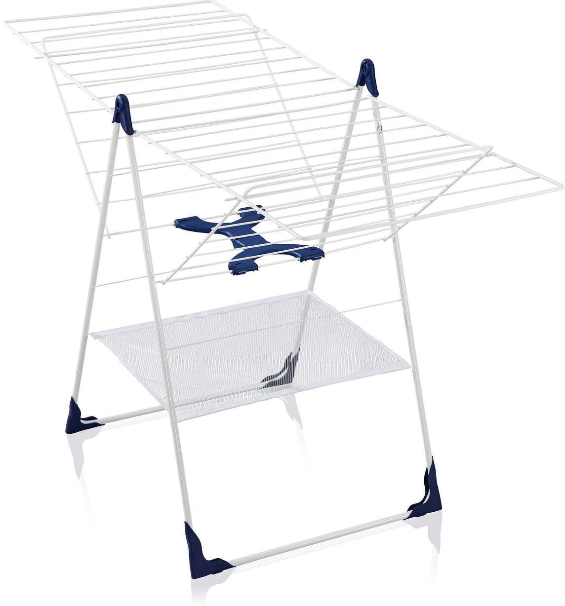 Freestanding clothes dryer - LEIFHEIT - Classic 250 Flex - 81409 - Easy opening / closing - Laundry net - 25 m - White