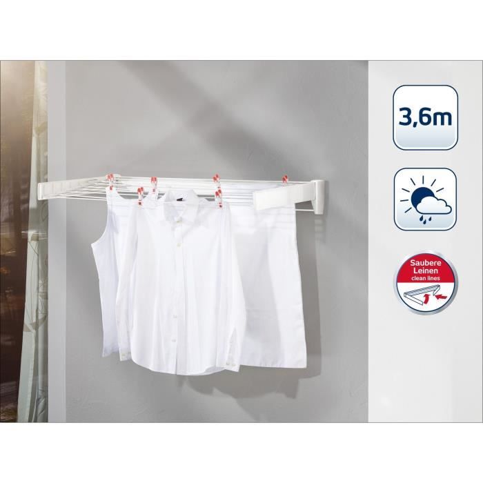 LEIFHEIT Wall-hung dryer TELEGANT 36 Protect Plus