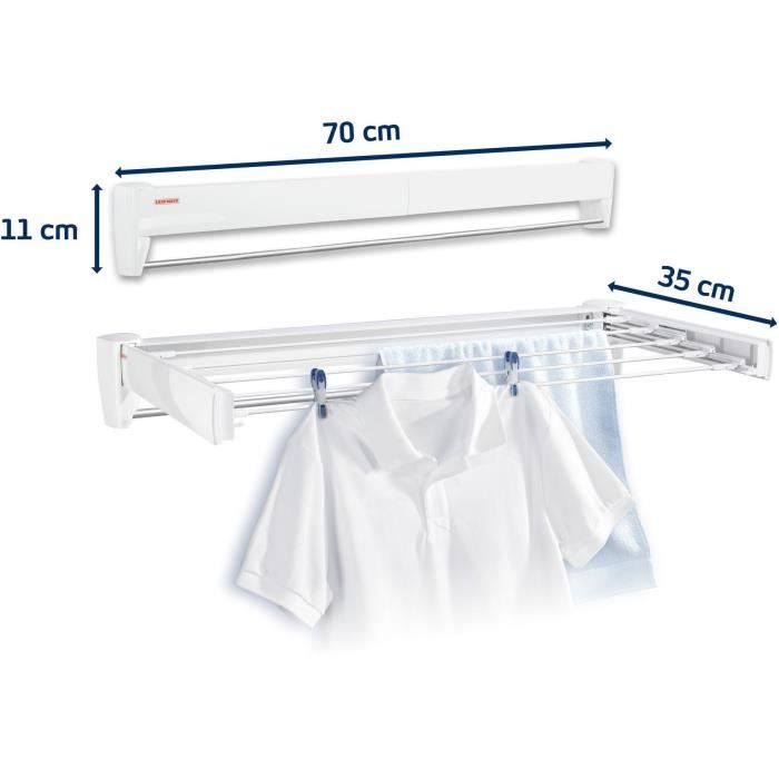 LEIFHEIT Wall-hung dryer TELEGANT 36 Protect Plus