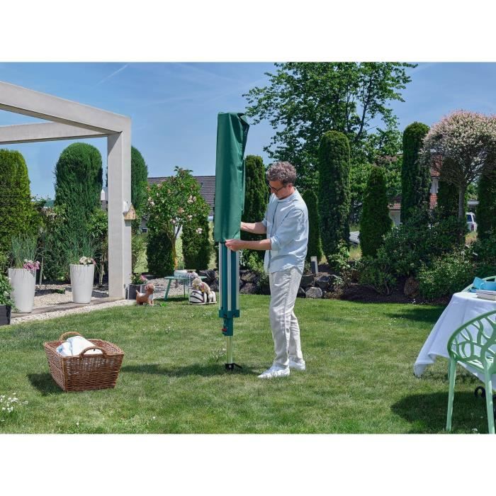 LEIFHEIT Umbrella dryer cover 85666 Leifheit protective cover with zipper for clothes dryer 30 x 200 cm waterproof