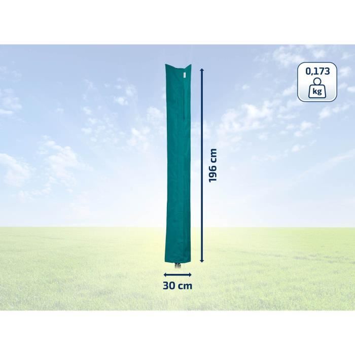 LEIFHEIT Umbrella dryer cover 85666 Leifheit protective cover with zipper for clothes dryer 30 x 200 cm waterproof